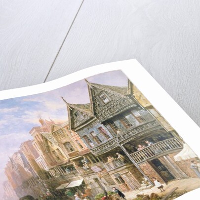 Watergate Street, looking towards Eastgate, Chester, c.1870 by Louise Ingram Rayner