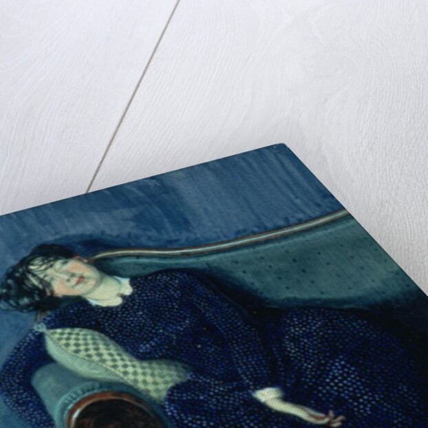 Sleeping woman in blue, 1903 by Konstantin Andreevic Somov