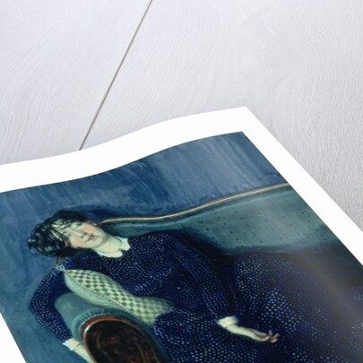 Sleeping woman in blue, 1903 by Konstantin Andreevic Somov