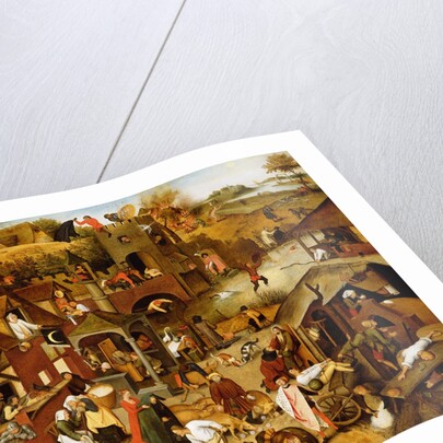 Netherlandish Proverbs, 1559 by Pieter The Elder Brueghel