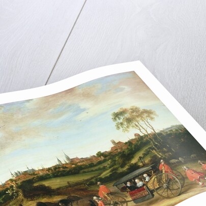 The Dutch Envoy Adriaan Pauw arriving at Munster, 1648 by Gerard ter Borch or Terborch