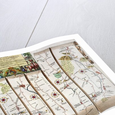 Road from London to Bristol, from John Ogilby's 'Britannia' by John Ogilby
