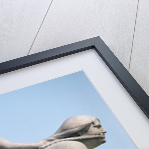 Woman with two children riding on her back by Gustav Vigeland
