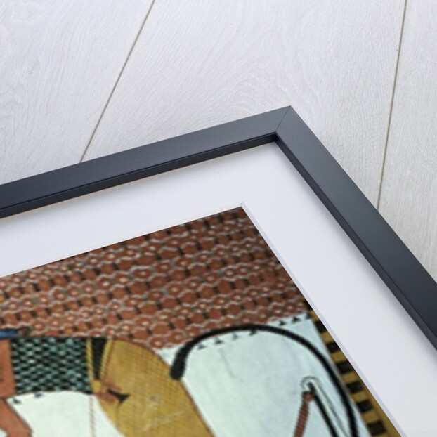 Anubis and a Mummy by Egyptian 19th Dynasty