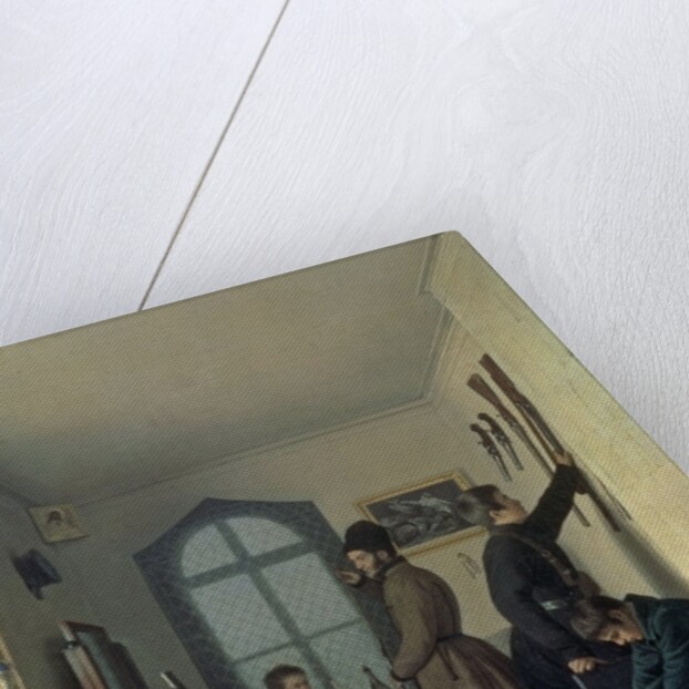 Preparations for Hunting, 1836 by Jevgraf Fiodorovitch Krendovsky