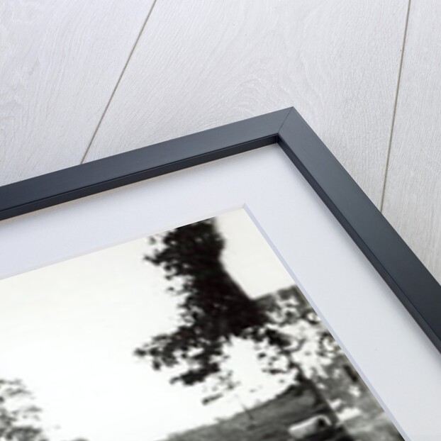 Federal battery fording a tributary of the river Rappahannock on battle day, Cedar Mountain, Virginia, August 9th, 1862 by American Photographer