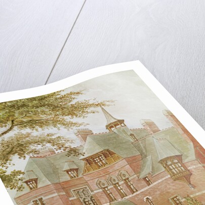 Detail of Westhoe Hall, South Shields. Built by J.C. Stevenson to the design of his brother J.J. Stevenson in 1864 by Anonymous Anonymous