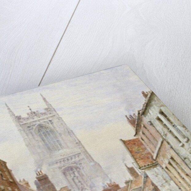 A View of Irongate, Derby by Louise Ingram Rayner