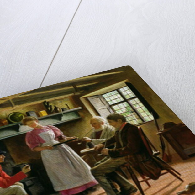 Inside the Lygon Arms, Broadway, 1896 by Claude Pratt