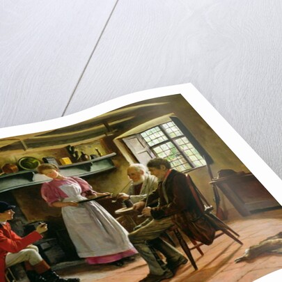 Inside the Lygon Arms, Broadway, 1896 by Claude Pratt