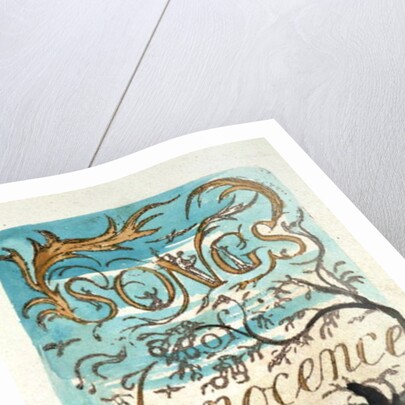 Songs of Innocence, title page by William Blake