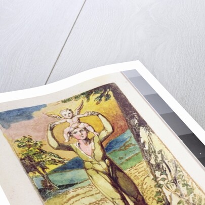 Frontispiece, from Songs of Innocence by William Blake