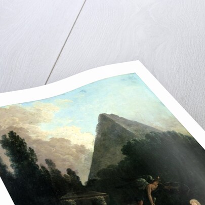 Spirit of the Tomb by Hubert Robert