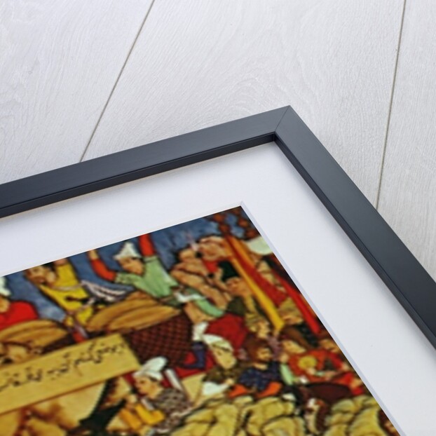 Genghis Khan in battle, preceded by Gebe, one of his generals by Anonymous