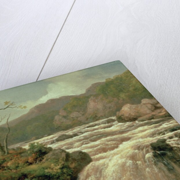Waterfall on River Neath, South Wales, 19th century by James Burrell Smith