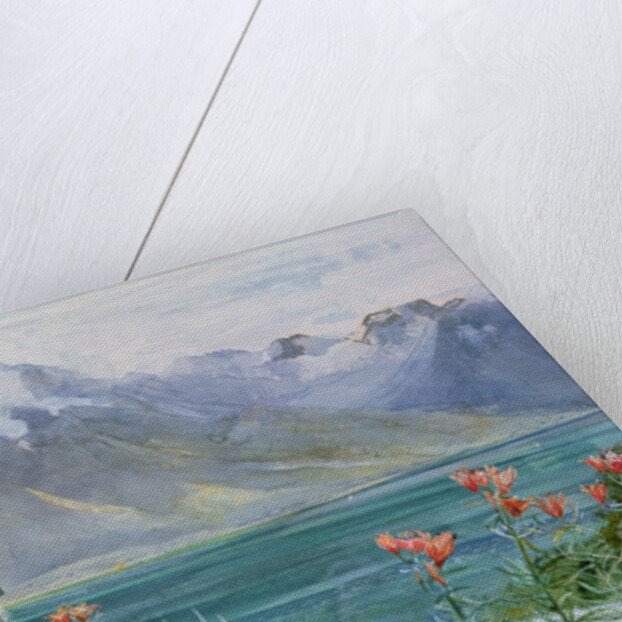 Ferritet, Lake Geneva, 1882 by John William Inchbold