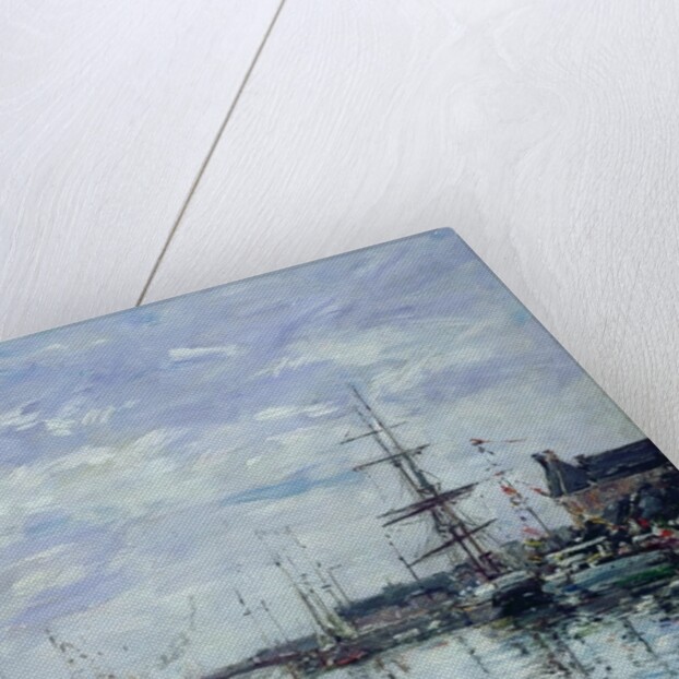 Deauville, the Dock, 1892 by Eugene Louis Boudin