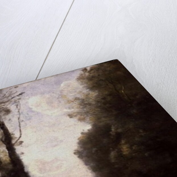 The Ferryman Leaving the Bank with Two Women, 1865 by Jean Baptiste Camille Corot