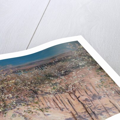 Orchard with Flowering Apple Trees, Colombes by Gustave Caillebotte