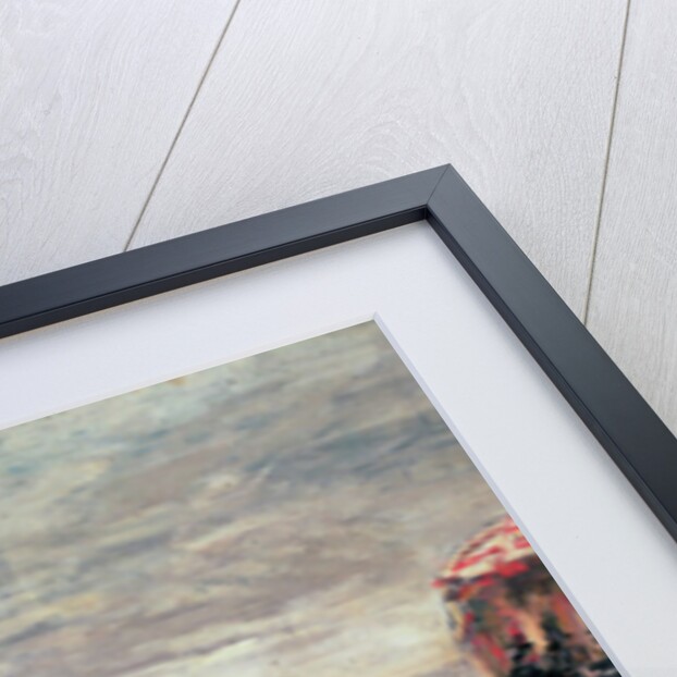Parasols on the Beach, Trouville, 1886 by Eugene Louis Boudin