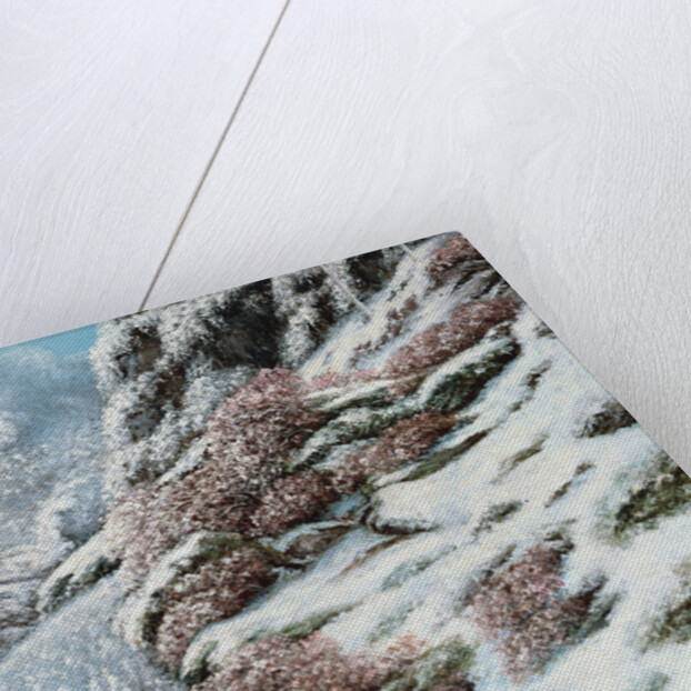 Deer in a Snowy Landscape, 1867 by Gustave Courbet