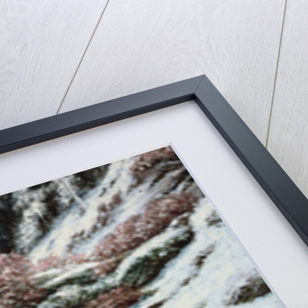 Deer in a Snowy Landscape, 1867 by Gustave Courbet