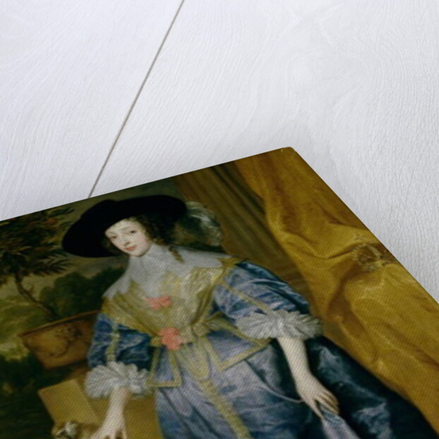 Queen Henrietta Maria and her dwarf Sir Jeffrey Hudson, c.1633 by Anthony van Dyck