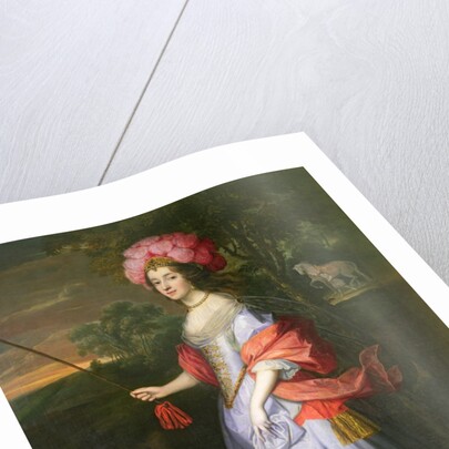 A Lady in Masquerade Costume, c.1679 by John Michael Wright