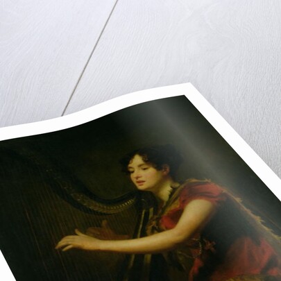 The Marchioness of Northampton, Playing a Harp, c.1820 by Henry Raeburn