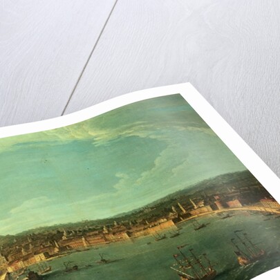 A View of Naples from the sea by Antonio Joli