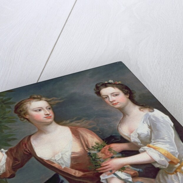Martha and Teresa Blount, 1716 by Charles Jervas