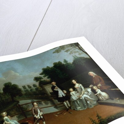 A Family Group on a Terrace in a Garden, 1749 by Arthur Devis