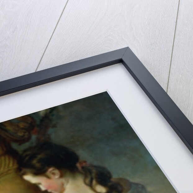 A Conversation between Girls, or Two Girls with their Black Servant, 1770 by Joseph Wright of Derby