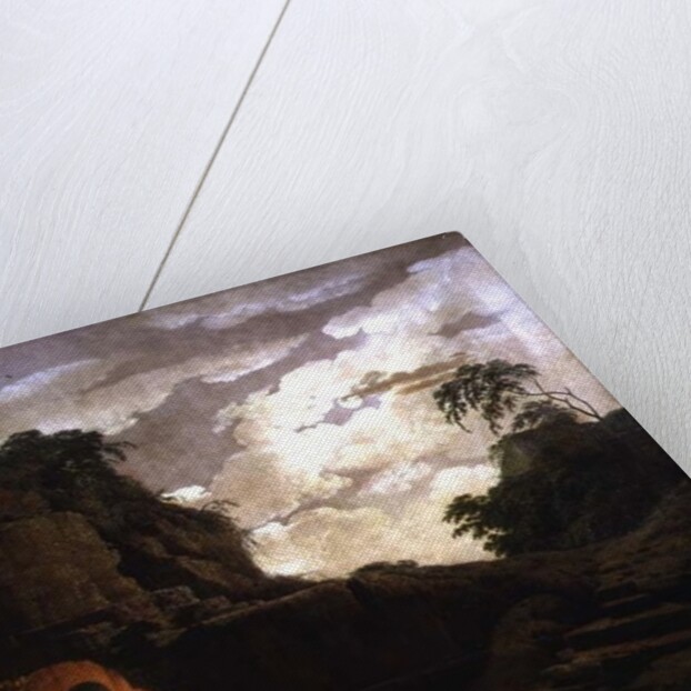 Virgil's Tomb, with the Figure of Silius Italicus, 1779 by Joseph Wright of Derby