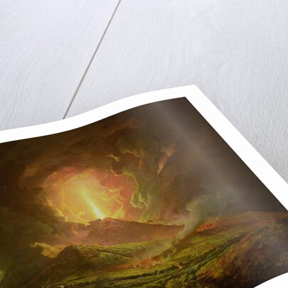 An Eruption of Vesuvius, seen from Portici, c.1774-6 by Joseph Wright of Derby