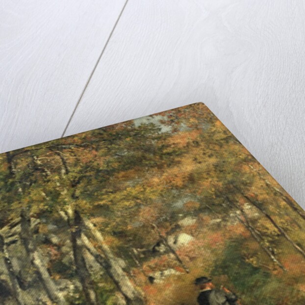 Jules Le Coeur in the Forest of Fontainebleau, 1866 by Pierre Auguste Renoir