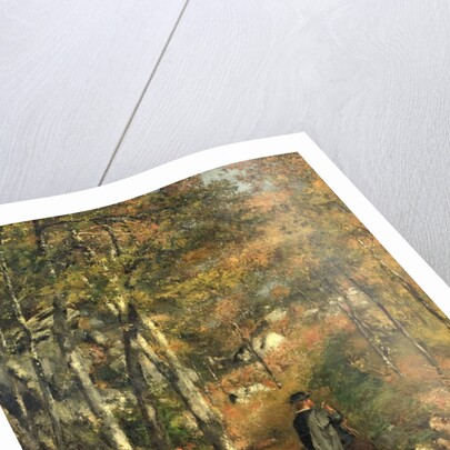 Jules Le Coeur in the Forest of Fontainebleau, 1866 by Pierre Auguste Renoir