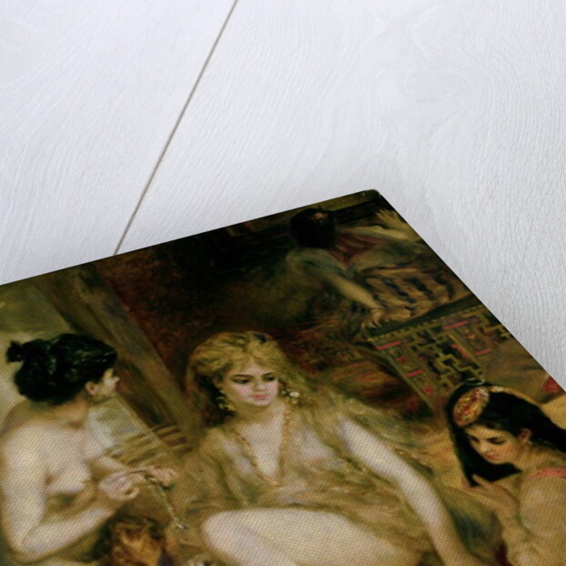Interior of a Harem in Montmartre, Parisian women dressed as Algerians, 1872 by Pierre Auguste Renoir