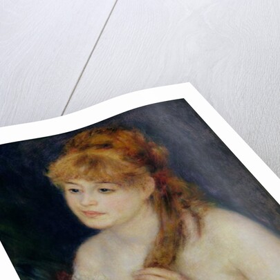 Young Woman Braiding Her Hair, 1876 by Pierre Auguste Renoir