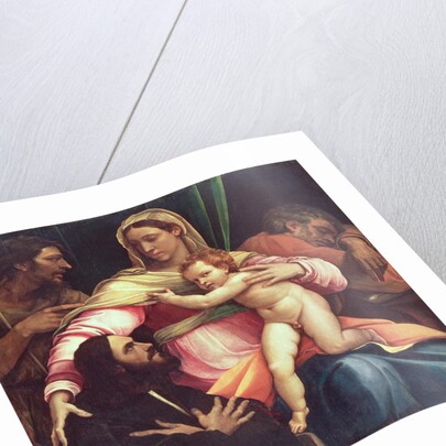 The Madonna and Child with Saint Joseph, Saint John the Baptist and a Donor, 1517 by Sebastiano del Piombo