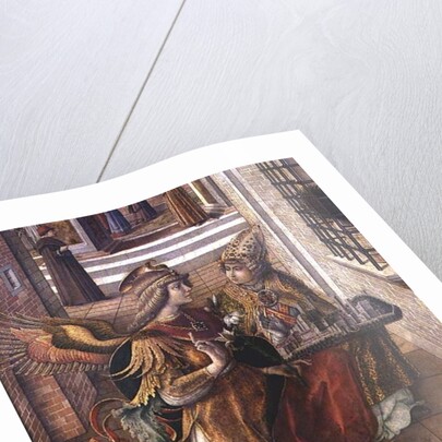 The Annunciation with St. Emidius by Carlo Crivelli
