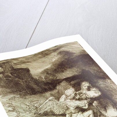 The Agony in the Garden by Rembrandt Harmensz. van Rijn