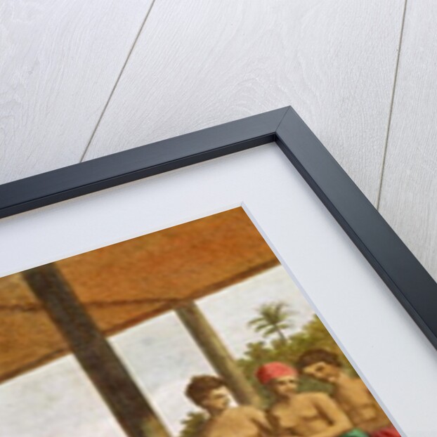 Captain Wallis, on his arrival in O'Taheite, in conversation with Oberea the Queen by English School