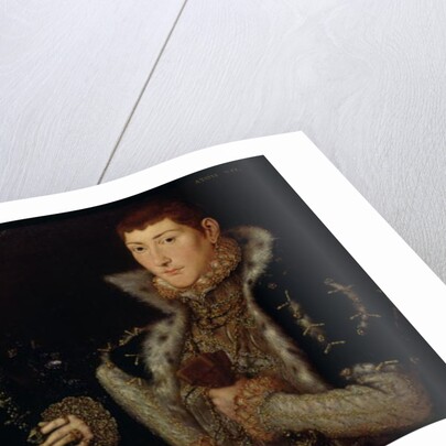 Lady Mary Nevill and her son Gregory Fiennes, 1559 by Hans Eworth or Ewoutsz