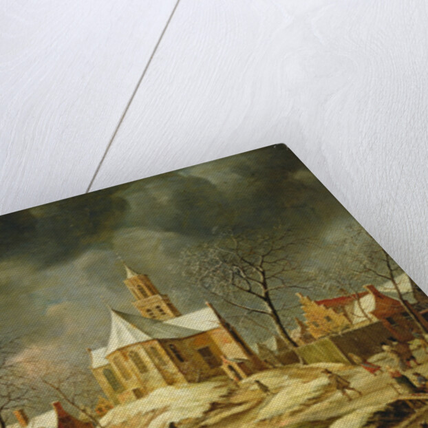 The Village of Midlum by Jan Abrahamsz. Beerstraten