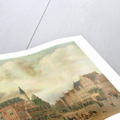 Announcement of the Peace of Breda in the Grote Markt, Haarlem, c.1667 by Gillis Rombouts