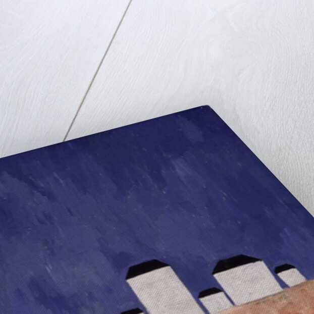 Landscape with Five Houses, c.1932 by Kazimir Severinovich Malevich