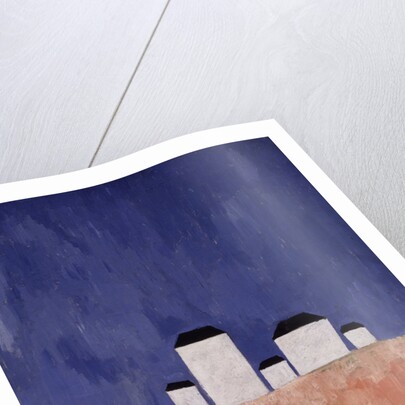 Landscape with Five Houses, c.1932 by Kazimir Severinovich Malevich