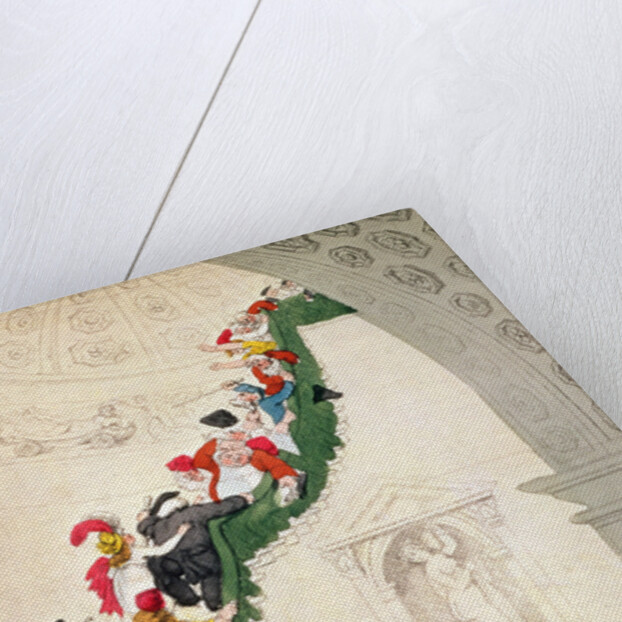 The Exhibition Stare Case, c.1800 by Thomas Rowlandson