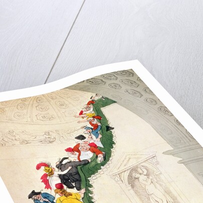 The Exhibition Stare Case, c.1800 by Thomas Rowlandson